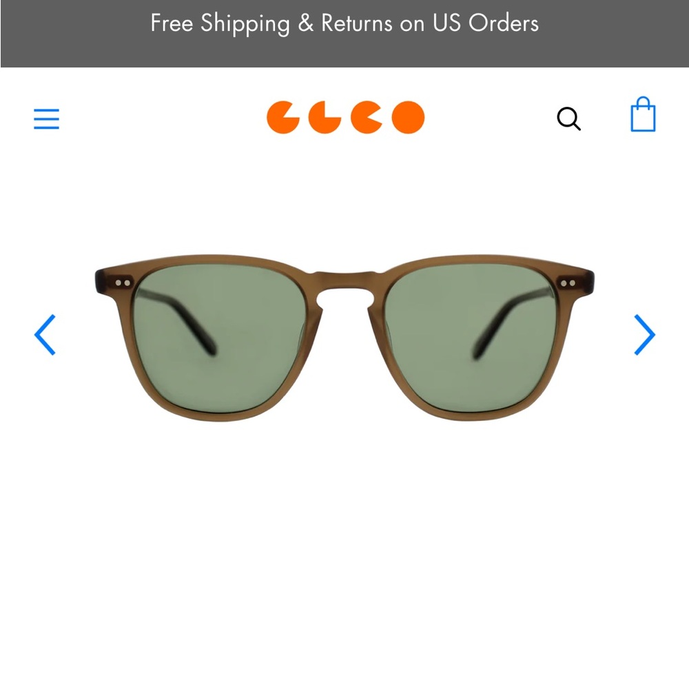 Garret Leight Brooks sunglasses- matte espresso.  Size 47